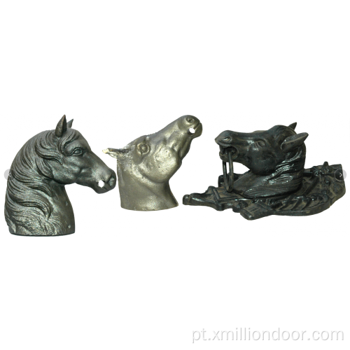 Animais decorativos de ferro forjado de metal